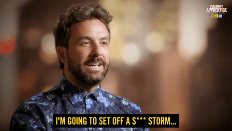 React GIF by Celebrity Apprentice Australia