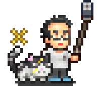 Cat 歩く Sticker