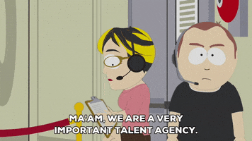 explain talent agency GIF by South Park 