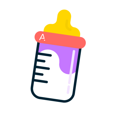 apartdesignstudio giphyupload milk infant apart Sticker