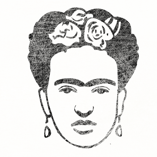 christinazemelka artist eyebrows painter frida GIF