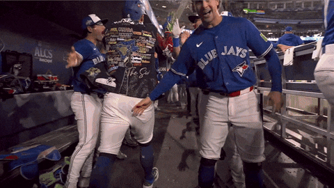 Home Run Celebration GIF by Toronto Blue Jays