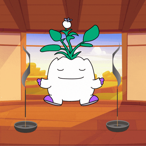 Stay Calm Mental Health GIF by Magic Eden