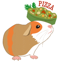 Pizza Pet Sticker by Little One