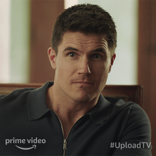 Upload Robbie Amell GIF by Amazon Prime Video
