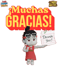 Spanish Thank You Sticker by Zhotcita