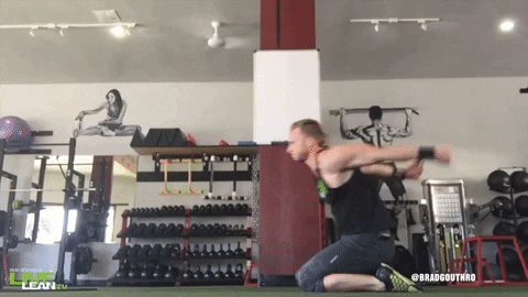 LiveLeanTV giphygifmaker live lean tv pistol squat GIF
