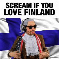 Blue And White Finland GIF
