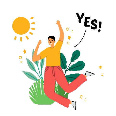 Happy Sun Sticker by Hello All