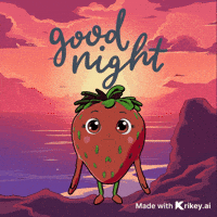Good Night Goodbye GIF by TeamKrikey