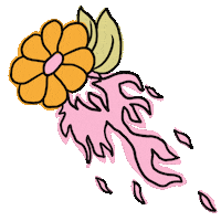 Flower Power Running Sticker