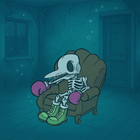 Sitting Still Waiting GIF by Oddsturgeon