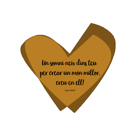 Heart Love Sticker by escoles FEDAC