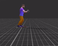 Practice before a match 