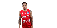 Justin Robinson Sticker by Bamberg Baskets