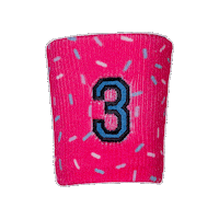 Pink Sprinkle Sticker by Customnumbered