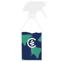 Earth Cleaner Sticker by Cedarcide