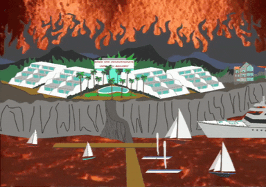 burning town GIF by South Park 