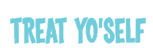 treat yoself Sticker by Milk And Cream Cereal Bar