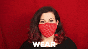 Mask Facemask GIF by Christine Gritmon