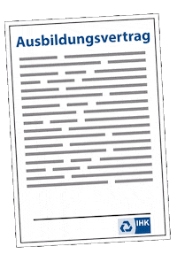 IHK-Mittlerer-Niederrhein ausbildung ihk ihk mittlerer-niederrhein ausbildungsvertrag Sticker
