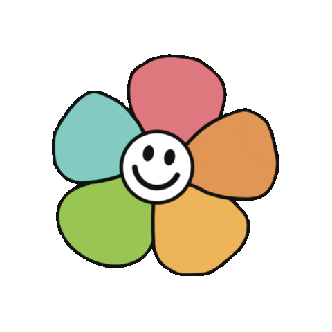 Flower Smile Sticker