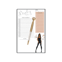 Black Girl Magic Planneraddict Sticker by GoosbyTwins Stationery