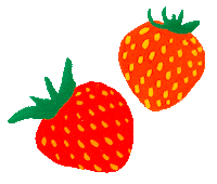 strawberry Sticker