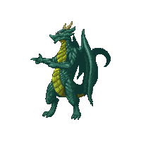 Pixel Finger Guns Sticker