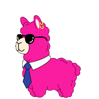 White Collar Pink Sticker