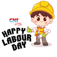 Happy Labor Day Sticker by CNI