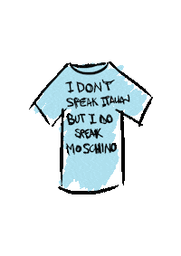 italian tshirt Sticker
