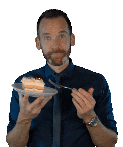 Fork Eating Sticker by Videodynamics
