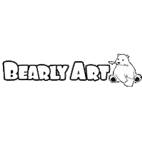 Crafting Glue Sticker by Bearly Art