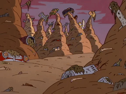 nickrewind giphydvr nicksplat aaahh real monsters giphyarm035 GIF