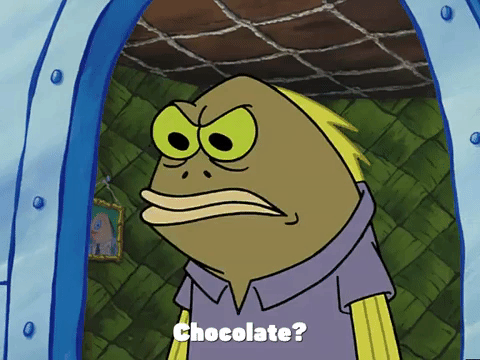 season 2 chocolate with nuts GIF by SpongeBob SquarePants