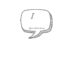 MindfulVibing happy head calm brain Sticker