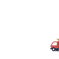 Delivery Truck Sticker by Nichele Materiais