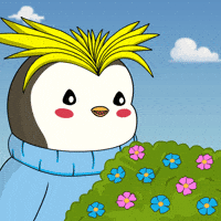 Fresh Air Love GIF by Pudgy Penguins