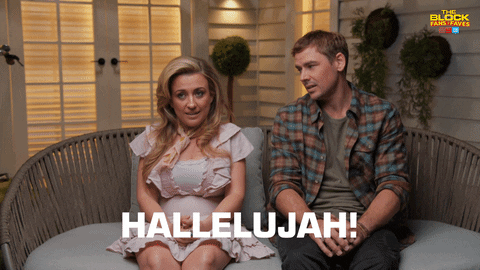 Channel 9 Reaction GIF by The Block