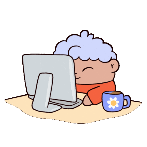 Tired Joy Sticker by Happy Homies