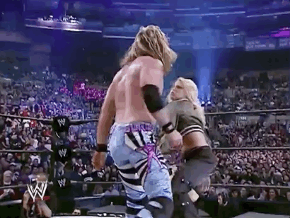 trish stratus wrestling GIF by WWE