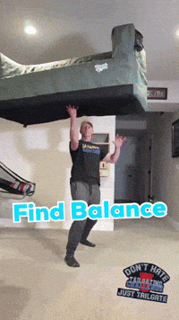 Balance GIF by Tailgating Challenge