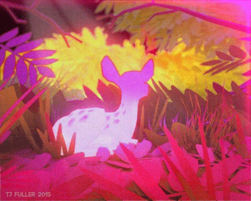 spring forest GIF by TJ Fuller
