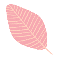 Palm Leaf Fun Sticker by Katie Thierjung / The Uncommon Place