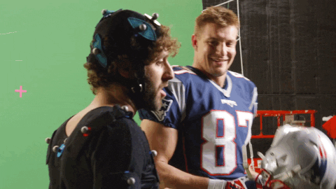 size up rob gronkowski GIF by Lil Dicky