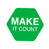 Make It Count Sticker by GBH