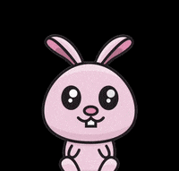 liquiderpoland arrow up bunny lqdr GIF