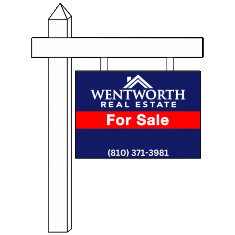 Realestate Sign Sticker by WentworthRealEstate
