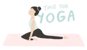 Workout Yoga Sticker by Fayth
